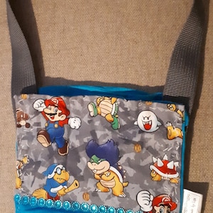 Handsewn  Mario washable handbag