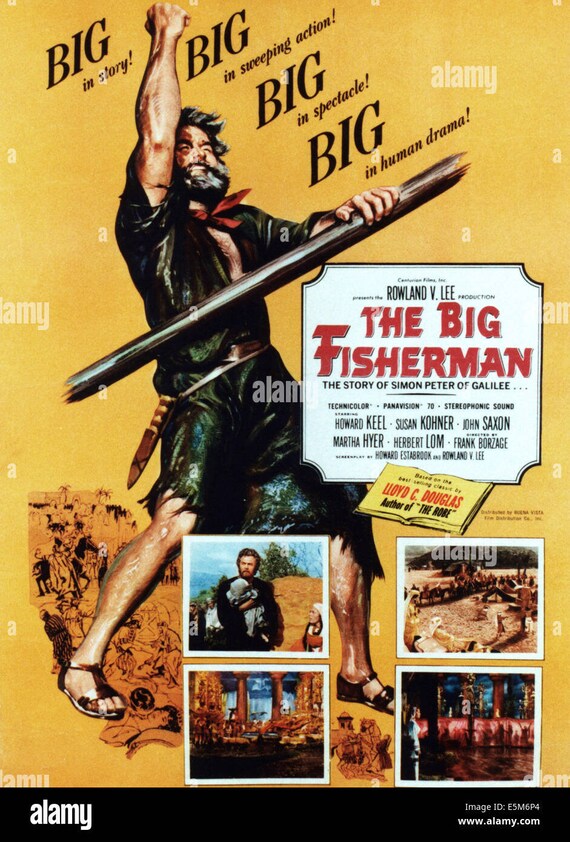 The Big Fisherman DVD (1959) Howard Keel , John Saxon , Rare