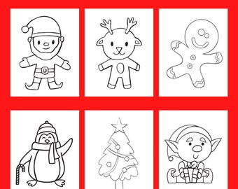 200+ Christmas Coloring Book Digital Downloadle Sheet And Pages For Kids