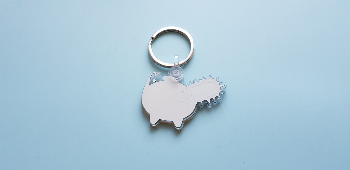 Chainsaw Man Keychains Etsy