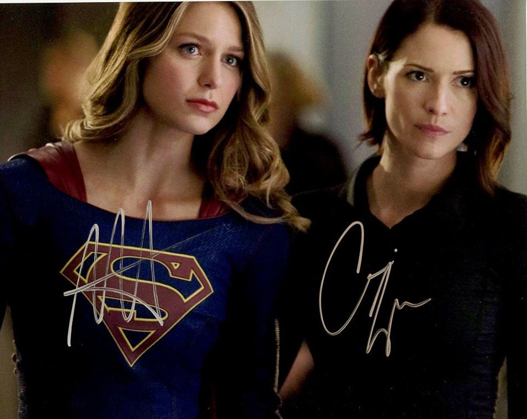 Melissa Benoist / Chyler Leigh SUPERGIRL in Person Signed - Etsy