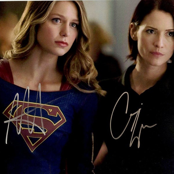 Melissa Benoist / Chyler Leigh SUPERGIRL In Person Signed Photo