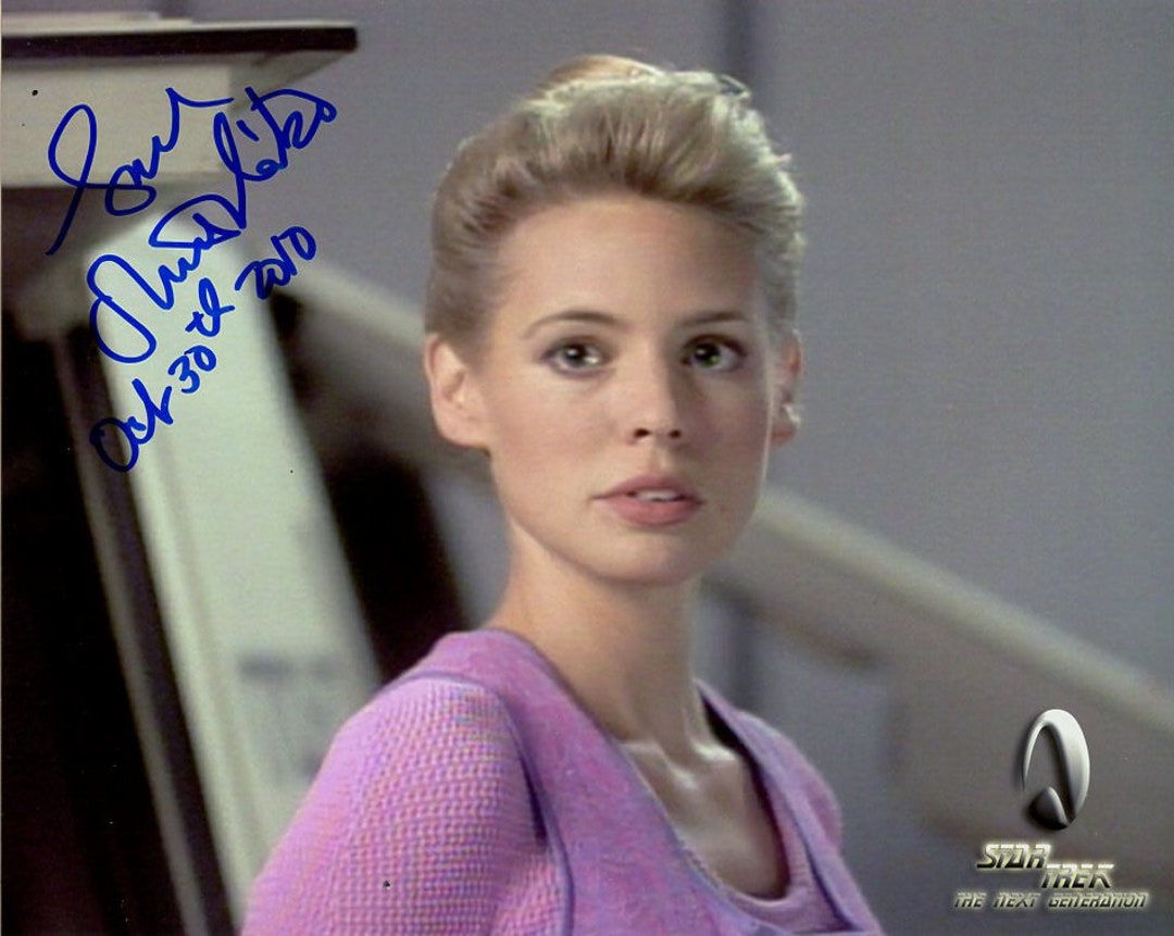 Olivia D Abo Star Trek Ng In Person Signed Photo Etsy
