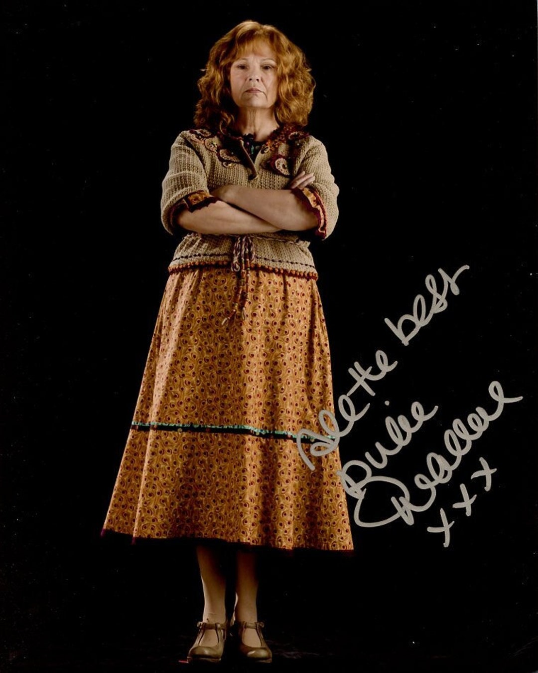 Julie Walters HARRY POTTER in Person Signed Photo Etsy