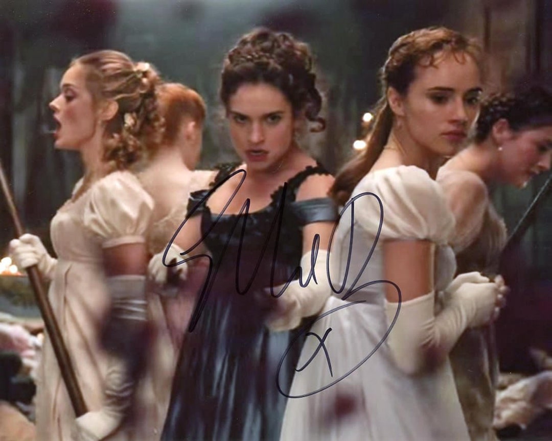 Ellie Bamber PRIDE PREJUDICE ZOMBIES in Person Signed Photo - Etsy