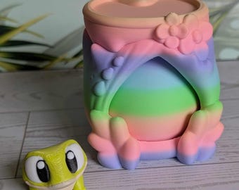Cute Mini Frog Set | Frog Hut | Mini Frog | Cute Frog Toy | 3D Printed Toy | Frog Lover | Frog Gift| Gift for Him | Gift for Her