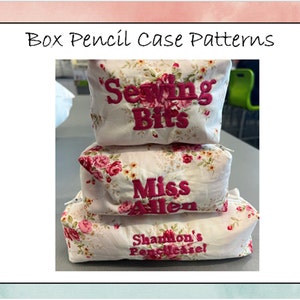 Box Pencil case Pattern