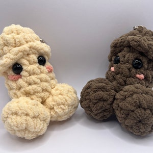 Crochet Plush Willy Keyring