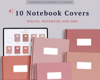 Blushy Pink Digital Notebook Cover Girl Digital Journal Notability Cover iPad Notepad Cover Cute Pink Digital Bullet Journal Cover GoodNotes