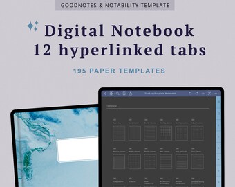 Digital Notes Templates Goodnotes Planner Darkmode  Digital Note Taking Paper Template Blackout Writing Template White Line Notes Paper iPad