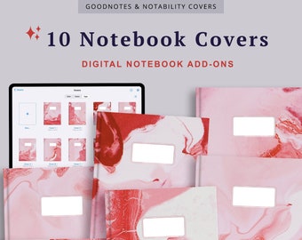 デジタルノートカバー かわいいノートカバー ガーリー GoodNotes ノートブック Notability カバー iPad Noteshelf カバー デジタルノートカバー メモ帳