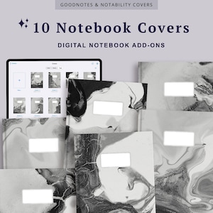 Digital Cover GoodNotes Covers Notability Digital Notebook Cover Noteshelf Notepad Cover Digital Note Taking Student Study Plan Cover iPad
