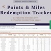 Points Miles Tracker Hotel Points Track Points Travel Rewards Track ...