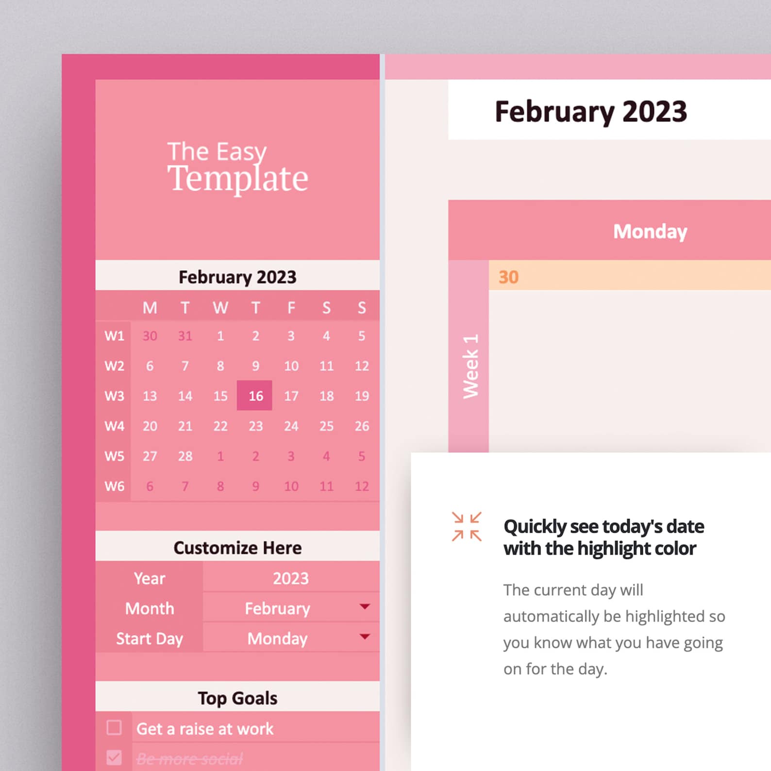 girly-planner-google-sheet-planner-spreadsheet-undated-planner
