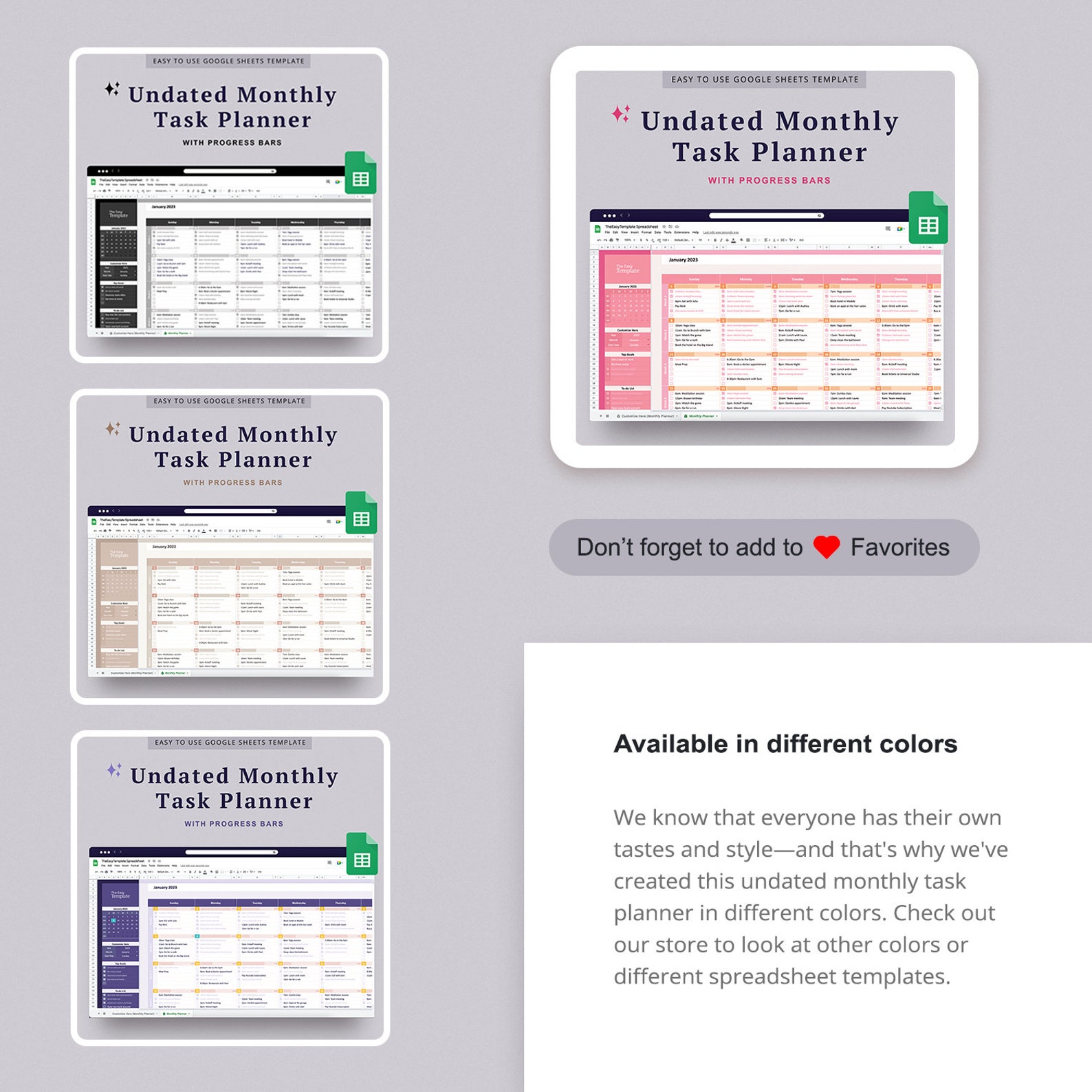 To Do List Spreadsheet Digital to Do List Task Management Productivity ...