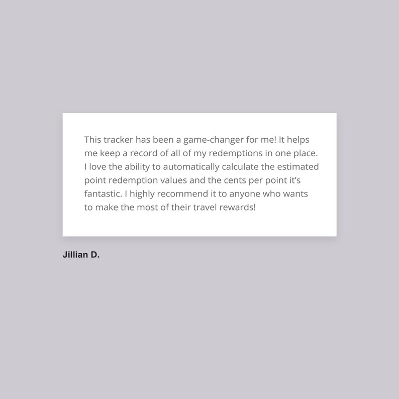 Points Miles Redemption Tracker Spreadsheet Dashboard Credit Card