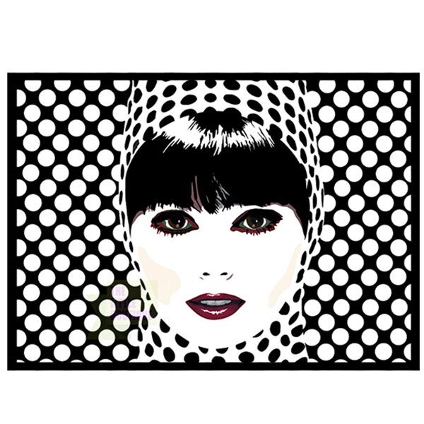 Affiche Encadrée, Audrey Hepburn? Dimensions 70 cm X 50 , 3 Couleurs de Cadre Dispo