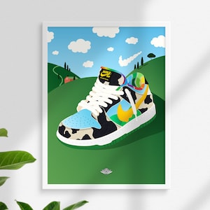 Ben & Jerry's x Nike SB 'Chunky Dunky' Art Print