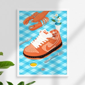Concepts x Nike SB Dunk 'Lobster Dinner' Art Print