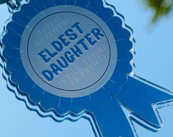 Eldest Daughter Award Bag Charm Keychain