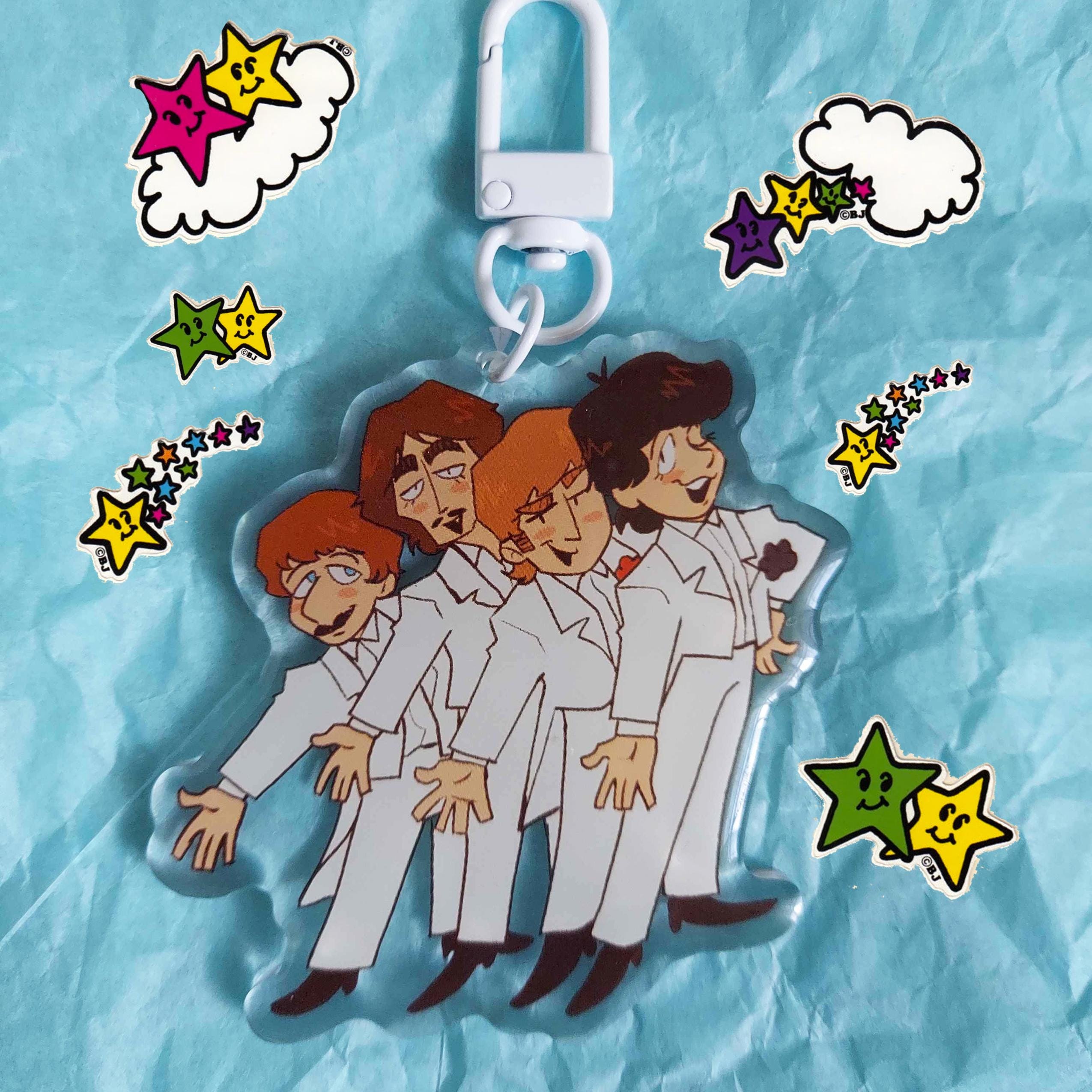 Beatles - Schlüsselanhänger Hamburg (in 4,5 cm x 2,4 cm