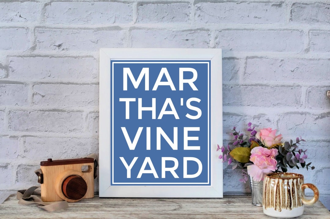 Martha's Vineyard Print, Martha's Vineyard Digital Download,wall Art