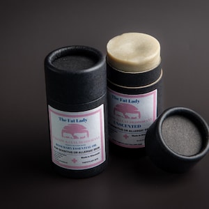 Grass-Fed Tallow Deodorant - Residue Free | Aluminium-Free | Biodegradable Paper Tube | No Parabens | Unscented, Rosemary or Lemon Scent