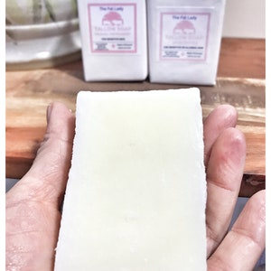 100% Grass-fed Tallow Soap Facial and Body Soap Hypoallergenic & Sensitive Skin All natural and Locally sourced afbeelding 2