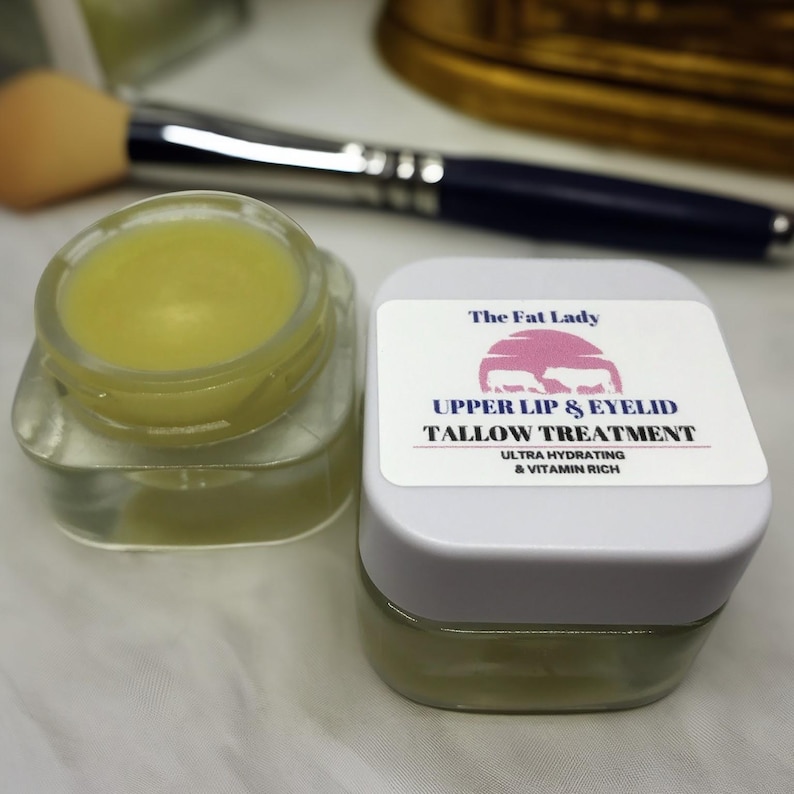 Handmade Tallow Balm: Upper Lip & Eyelid Treatment, Grass-fed Blend - Etsy