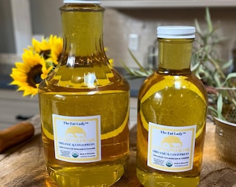 Organic High-Oleic Sunflower Oil – Cold-Pressed in Wisconsin for Skincare and Cooking