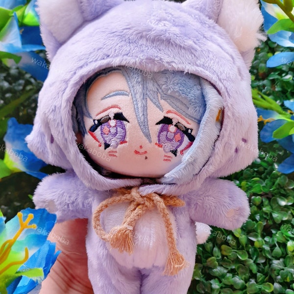 Peluche Kamisato Ayato 20 cm avec vêtements Genshin Impact