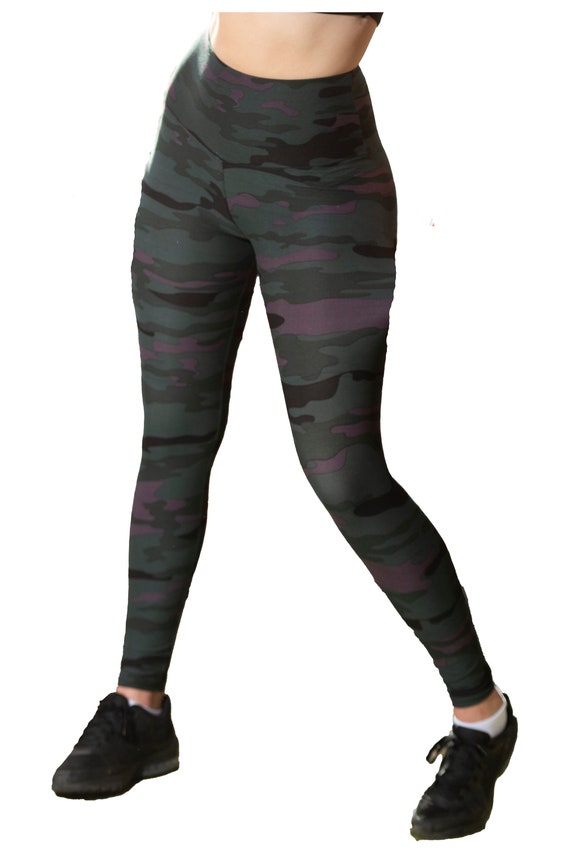 Black Leggings for Women With 5 High Waist, Slimming, Yoga Pants