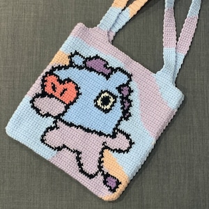 Mang x J-Hope Groovy Crochet Tote Bag Pattern *PATTERN ONLY*
