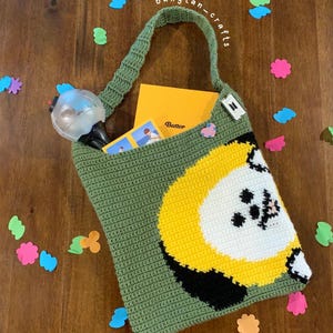 Crochet BTS Chimmy Jimin Tote Bag Pattern - Intermediate Level *PATTERN ONLY*