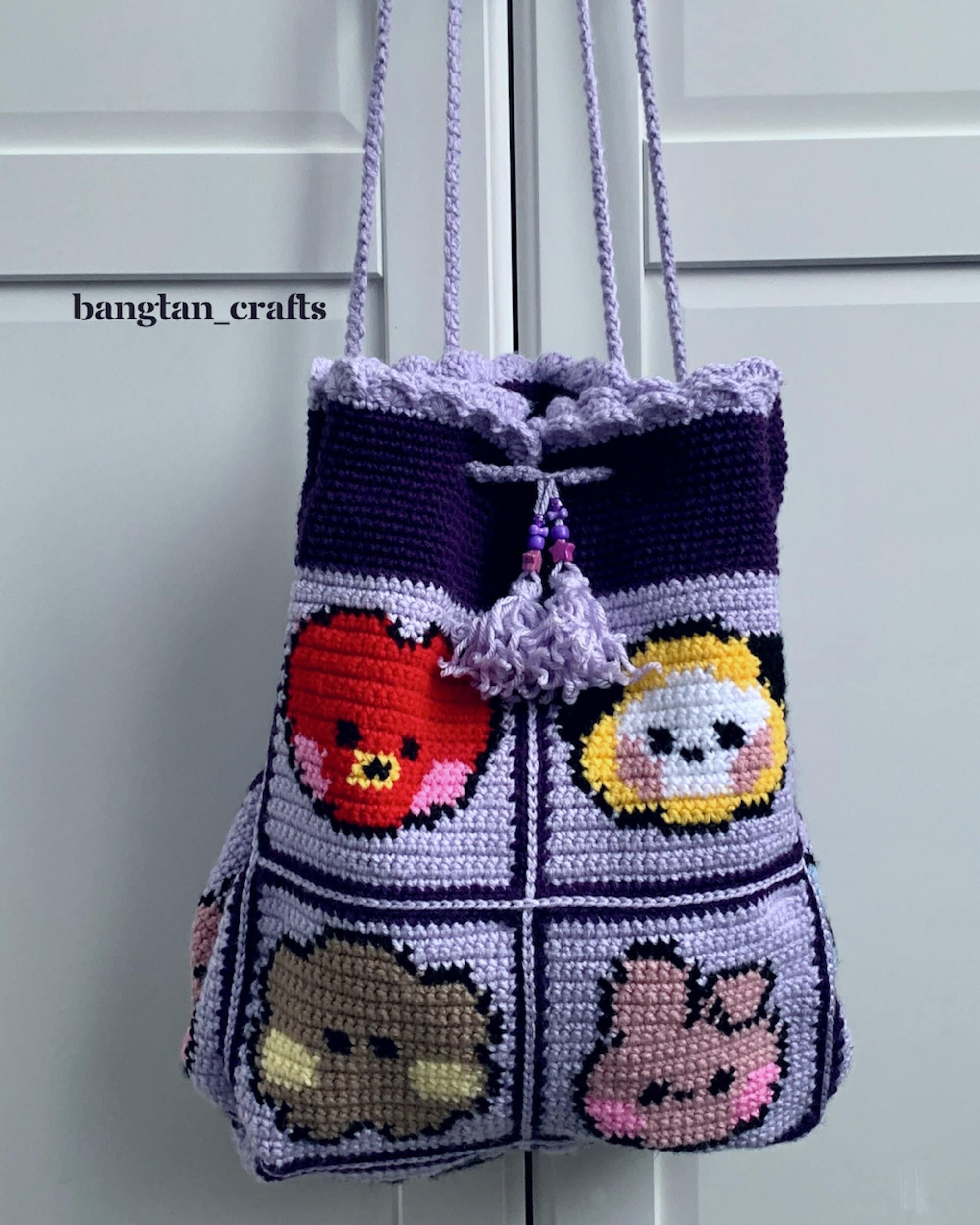 BTS Bag for Army Bangtan Boys Kpop Members BT21 Digital Printed Backpack