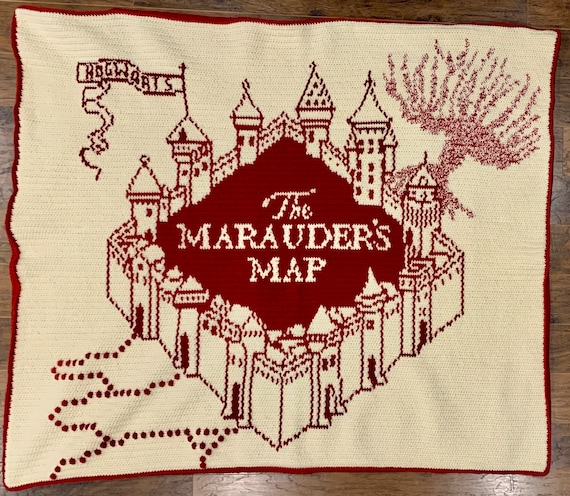 Harry potter map blanket best sale