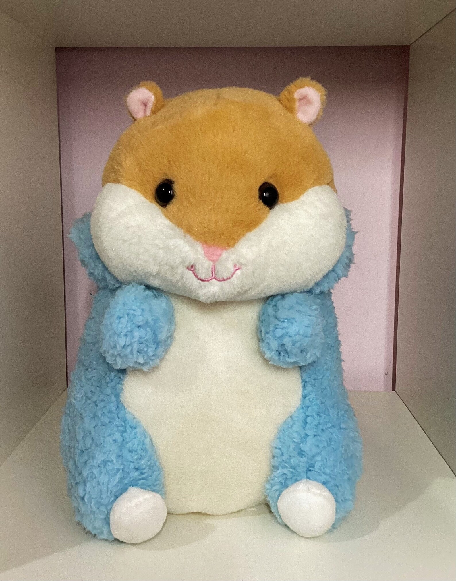 Squishmallow Henry the Hamster Easter Bunny 10 Plush Soft Toy Bee Happy