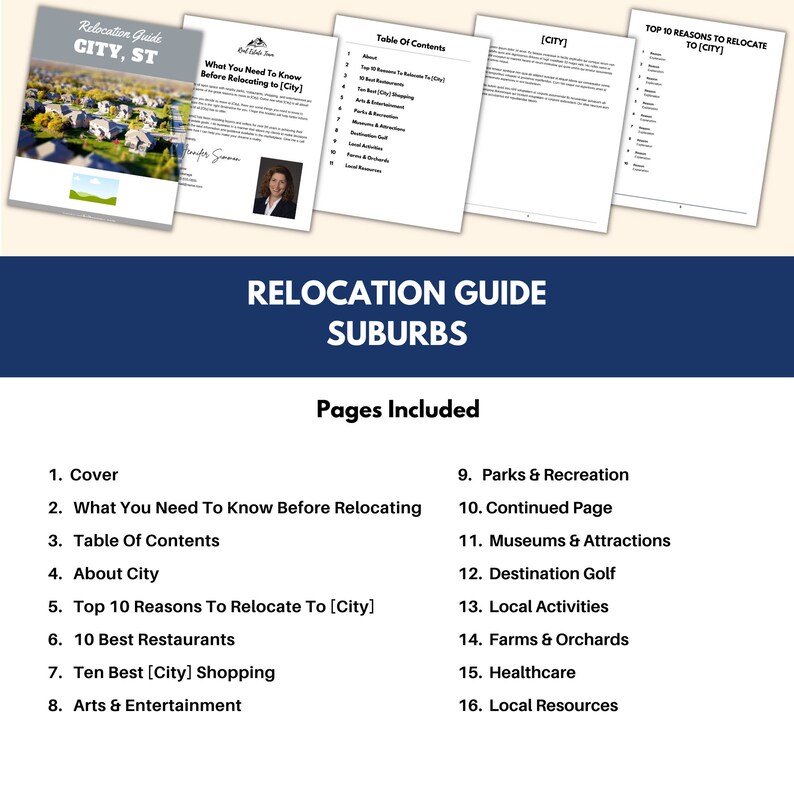 Relocation City Guide - Suburbs - Etsy