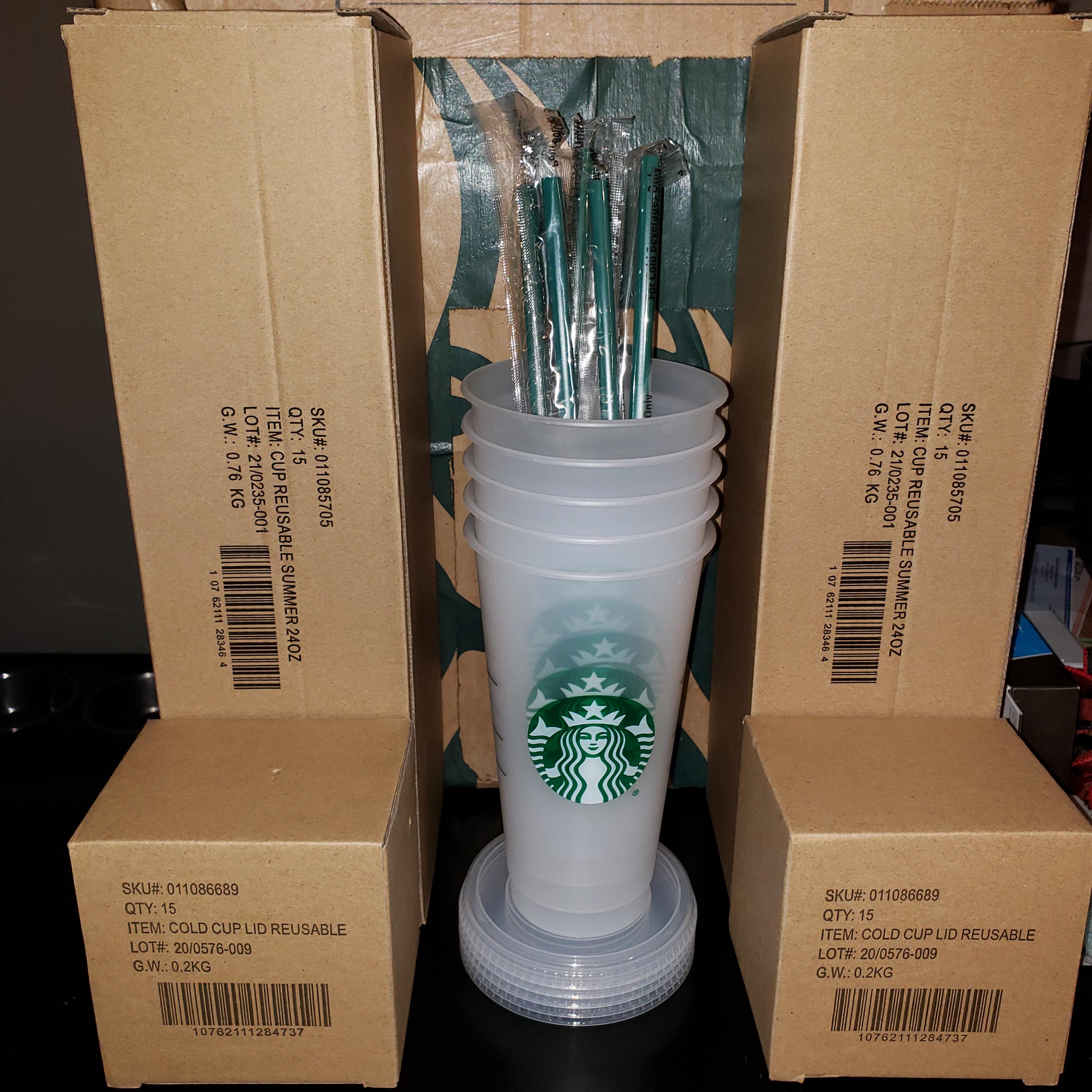 Original Venti/24 Oz/starbucks Cold Cups/includes Lid and Straw W/stopper/ starbucks Reusable Cup 24oz/starbucks 24 Oz Venti Cold Cup - Etsy