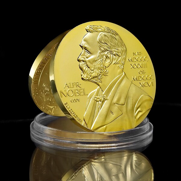 Alfred Nobel Peace Prize Founder Rare Coin !!!