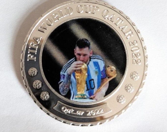 Lionel Messi  Soccer World Cup 2022 Championship Coin