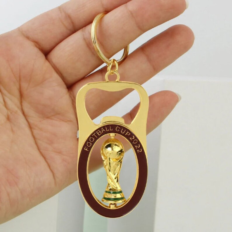 Qatar 2022 World Cup Soccer Keychain Bottle Opener Etsy
