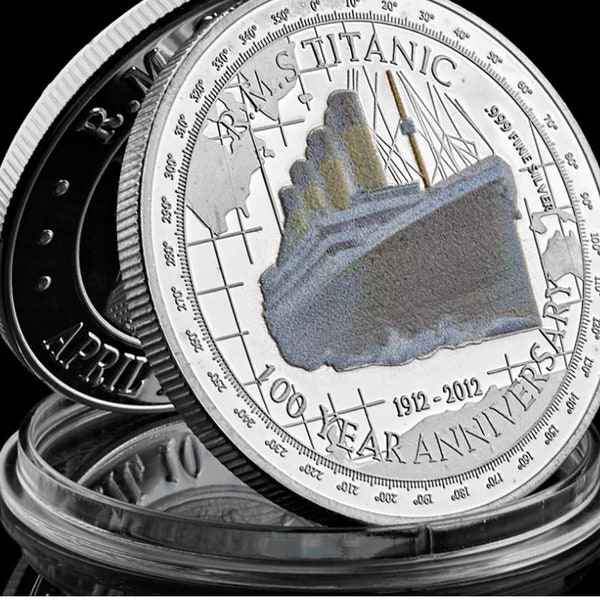 1912 Titanic Silver Coin 100 Year Anniversary Memory  Coin