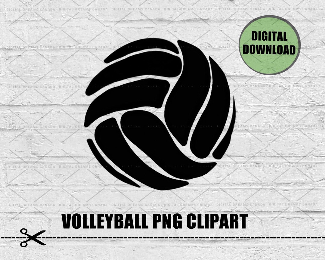 Volleyball Clipart / Digital Download / Volley Ball Clipart / - Etsy