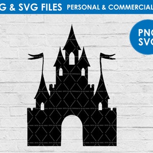 Castle Silhouette Svg / Castle clipart / Castle Cutfile /  Digital Download / Medieval SVG / Personal & Commercial Use / Castle Vector / PNG