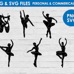 ballet dancer svg / ballerina svg / ballet svg / digital download / ballerina silhouette / ballet png svg cutfiles / personal commercial use