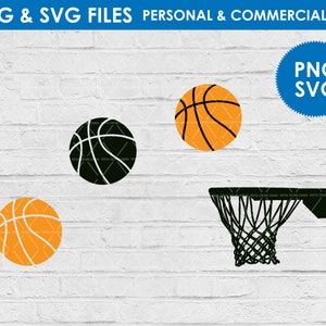 assorted basketball svg clipart / basketball hoop svg png / Basketball cutfile / sports svg / Instant download / Basketball Vector / Sports