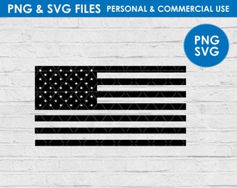 American Flag Silhouette / July 4th fourth / Independence Day / Patriotic USA united states of America Flag / SVG PNG Cut Files / Digital