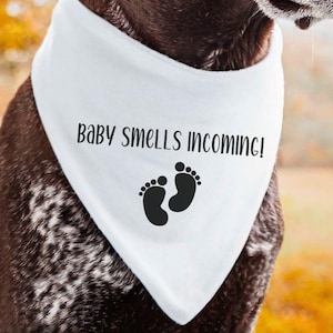 Pregnancy announcement dog bandana baby announcement new mom pregnancy announcement big brother/ big sister dog pregnancy announcement