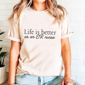 ER nurse shirt comfort colors er nurse tee for emergency room nurse gift appreciation week er nurse gift for medical worker t-shirt